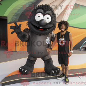 Figura de máscara de skate...
