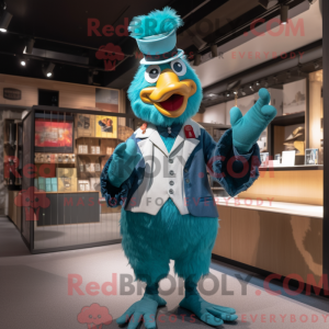Teal Rooster...