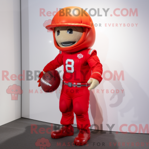 Red American Football...