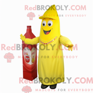 Citrongul flaske ketchup...
