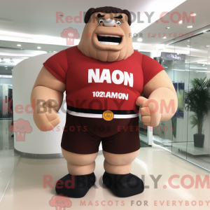Strongman mascot costume...