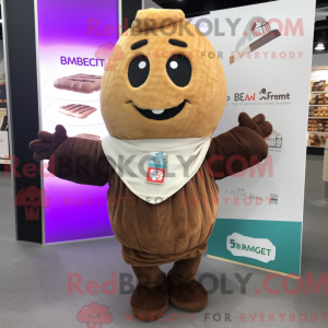 Brown Croissant mascot...