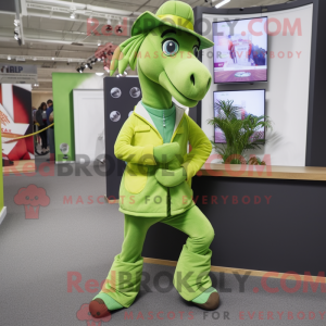 Lime Green Mare maskot...