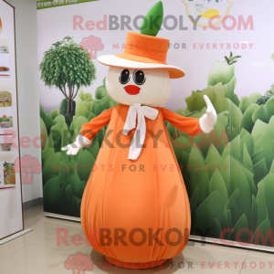 Peach Carrot mascot costume...