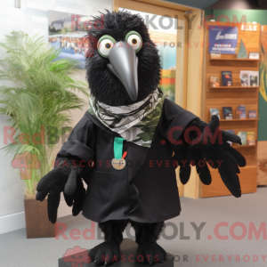 Black Kiwi mascot costume...