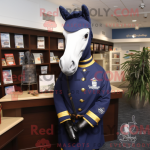 Navy Horse Maskottchen...