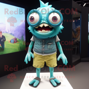 Cyan Piranha mascotte...