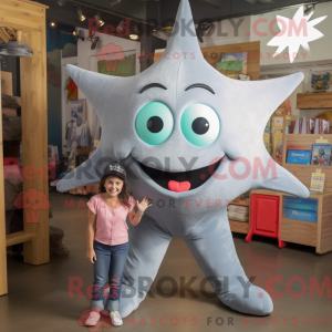 Grey Starfish maskot...