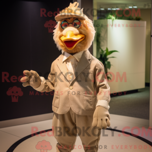 Tan Hens maskotdraktfigur...