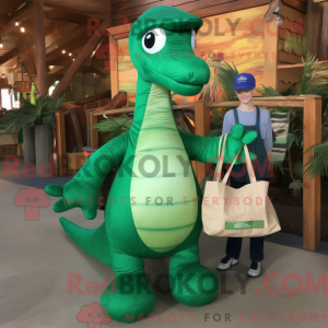 Máscara Grønn Brachiosaurus...