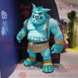 Personaggio mascotte orco...