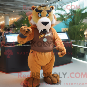 Mascotte de Tigre à dents...