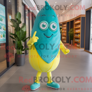 Teal Lemon mascottekostuum...