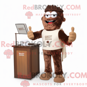 Disfraz de mascota Brown...