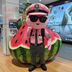 Pink Vandmelon maskot...