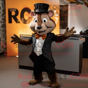 Rust Rat mascottekostuum...