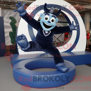 Navy Contortionist maskot...