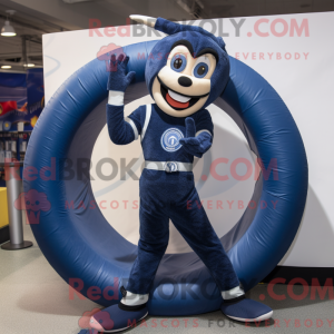 Navy Contortionist mascot...