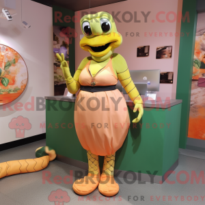 Costume de mascotte Peach...