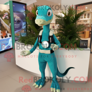 Disfraz de mascota Teal...