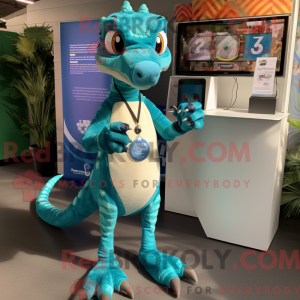 Disfraz de mascota Teal...