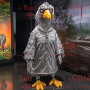 Grå høner maskot kostume...