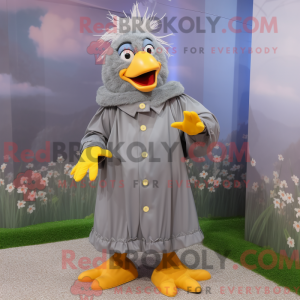 Grijze Hens mascottekostuum...