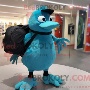 Figura de máscara Cyan...