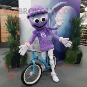 Lavendel Unicyclist maskot...