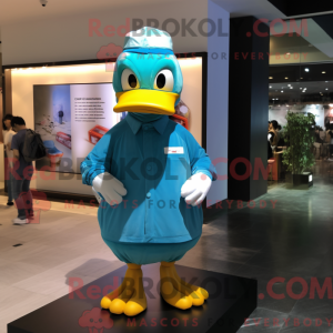 Disfraz de mascota de Cyan...