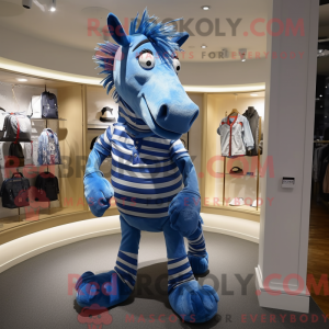 Costume mascotte de Quagga...