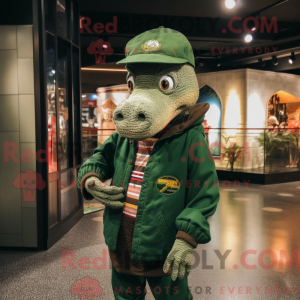 Krokodil Maskottchen Kostüm...