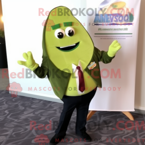 Olive Nachos mascot costume...