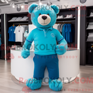 Máscara de urso de pelúcia...