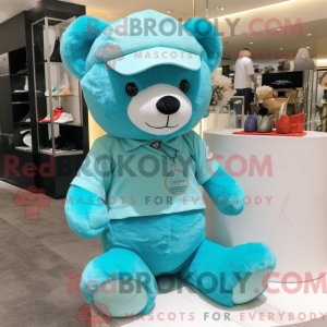 Maskotka Cyan Teddy Bear...