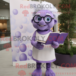 Lavendel Candy maskot...