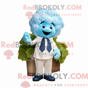 Sky Blue bloemkool mascotte...