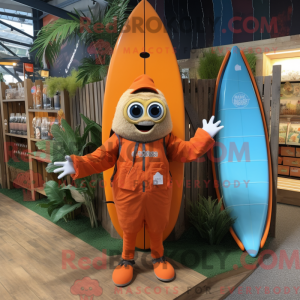 Orange Surfbrett...
