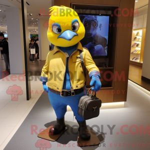 Costume de mascotte de geai...
