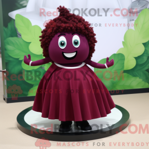 Maroon spinat maskot...