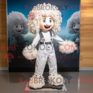 Hvide irske dansesko maskot...