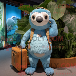Cyan Sloth máscara de...