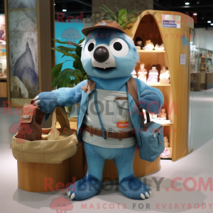 Disfraz de mascota Cyan...