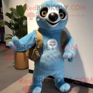 Disfraz de mascota Cyan...