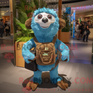 Cyan Sloth máscara de...