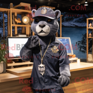 Disfraz de mascota Navy...