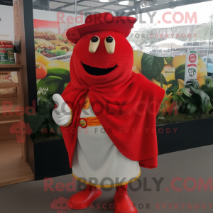 Red Pepper-mascottekostuum...