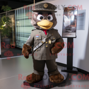 Disfraz de mascota soldado...