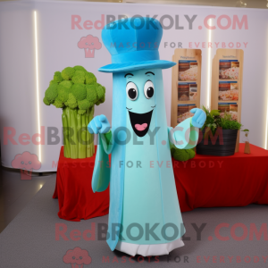 Sky Blue Celery mascotte...