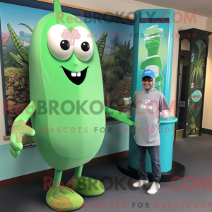 Cyan Zucchini mascot...